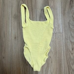 Hunza G Square Neck One Piece